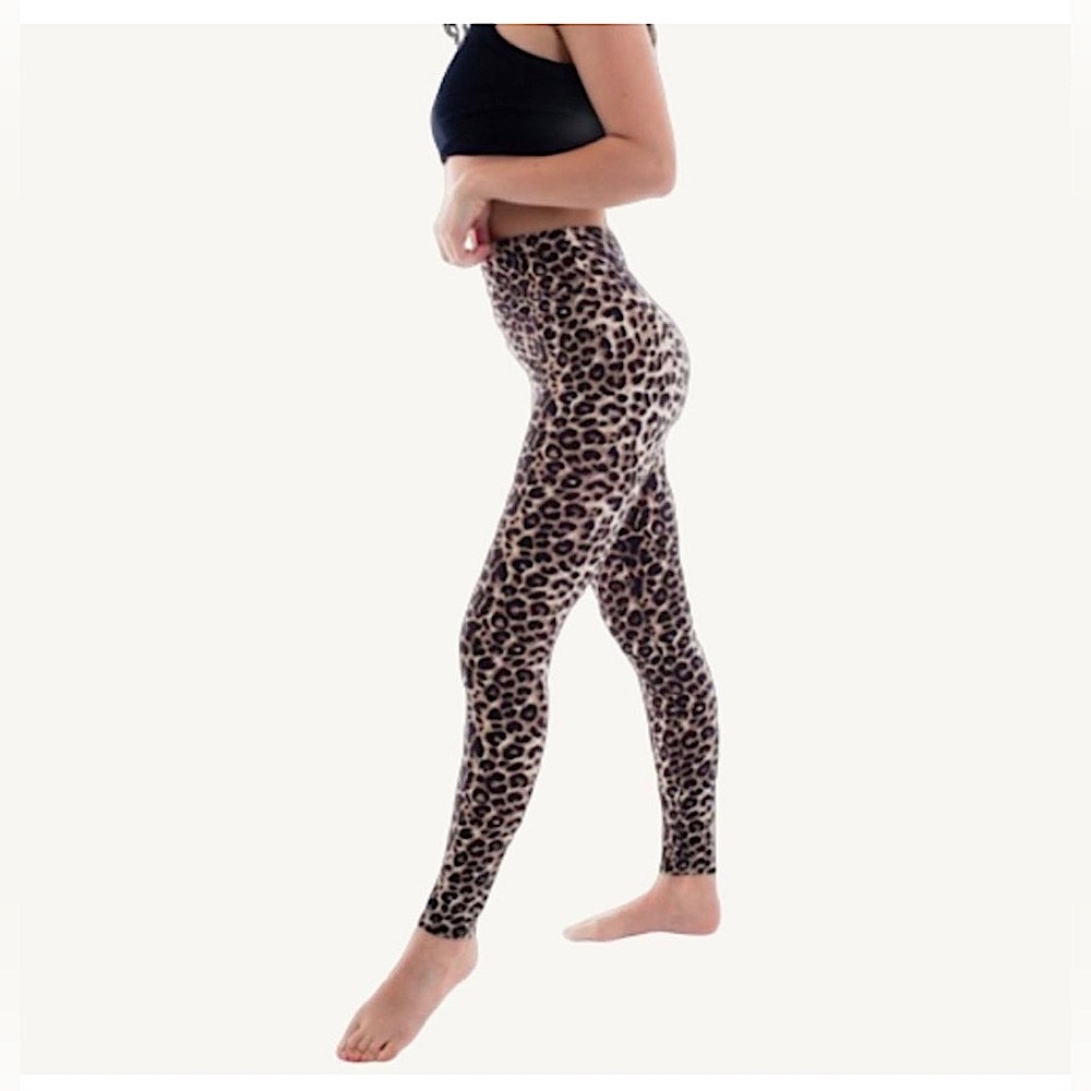 NWT: Leopard Print Scrunch Butt Leggings! Size Small/Medium. 🐅🧡